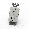 15 Amp White GFI Receptacle Outlet